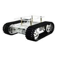 MINI T10 UNO R3 Electronic Control Development Kit Tracked Mobile Tank Chassis Opensource DIY Robotic Tank with 3KG Load Capacity