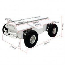 WR200Y Linear Control Ackermann Steering Robotic Chassis for ROS Robot Opensource Development