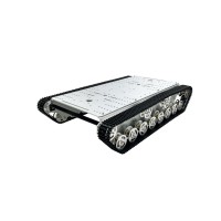 T800S Pro Single Layer Robotic Tank Chassis Plastic Track 15KG Load Capacity for Opensource Development ROS Robot