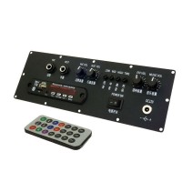 2399 Karaoke Delay Reverb Preamplifier Board Microphone Preamp Tuning Motherboard with Panel Support for MP3 Bluetooth Function