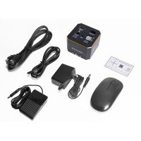 HY-6805 Ultra Version 4K Microscope Camera Electronic Eyepiece HDMI-compatible/USB Output with Pedal Controller