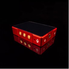Red BX1 Portable Bluetooth5.4 Player LDAC Protocol HD Voice ES9028+ES9603 HiFi Audio Player with 0.91-inch OLED