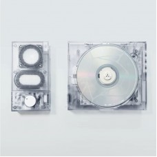 Transparent TINYL SPLIT 3-IN-1 HiFi Magnetic Retro Split CD Player 5W Bluetooth Speaker Type-C Charging