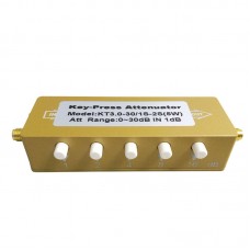 KT3.0-30/1S-2S(5W) RF Step Attenuator 0-30dB 0-3G SMA-KK Key-Press Attenuator Variable RF Attenuator