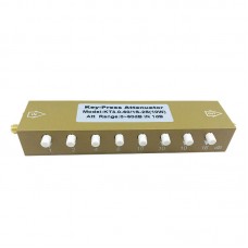 KT3.0-60/1S-2S(10W) Step Attenuator 0-60dB 0-3G SMA-KK Key-Press Attenuator Variable RF Attenuator