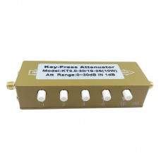 KT3.0-30/1S-2S(10W) Step Attenuator 0-30dB 0-3G SMA-KK Key-Press Attenuator Variable RF Attenuator