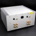 Transaudio Two-Channel Amplifier 2x100W 8Ω Audiophile Power Amplifier (A9.4 Standard Version Silver)