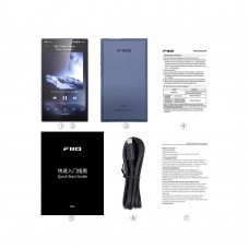 FiiO Dark-blue M21 Portable Bluetooth HiFi Lossless Music Player 4GB+64GB MP3 with 4.7-inch Touch Screen