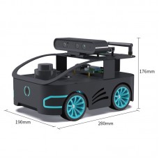 ROS2 V550 Ackerman Version ROS Robot Robotic Car Kit LubanCat1S 4GB Development Board with Depth+RGB Camera