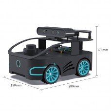 ROS2 V550 Ackerman Version ROS Robot Robotic Car Kit LubanCat4 8GB Development Board with Depth+RGB Camera