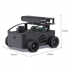 ROS2 V550 4WD Version ROS Robot Robotic Car Kit LubanCat4 8GB Development Board with Depth+RGB Camera