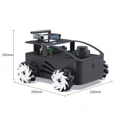 ROS2 V550 Mecanum Wheel Version ROS Robot Robotic Car Kit LubanCat1S 4GB Development Board with RGB Camera