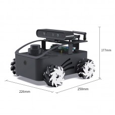ROS2 V550 Mecanum Wheel Version ROS Robot Robotic Car Kit LubanCat1S 4GB Development Board with Depth+RGB Camera