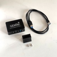 Gemini New USB3.0 Mini Portable Power Supply Management Box Astronomical Power Hub Box with Height Increasing Dovetail Plate