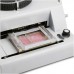 DMS-72G Aluminum Plate Letter Manual Embosser Machine Convex Character Stamping Embossing for Aluminum Dog Tag/PVC Card