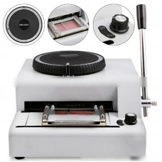DMS-72G Aluminum Plate Letter Manual Embosser Machine Convex Character Stamping Embossing for Aluminum Dog Tag/PVC Card