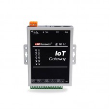 LM Gateway414-IoT MQTT Gateway Back-rail Installation IoT Gateway Supports for Modbus BACnet PLC Acquisition Protocols