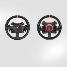 Simagic Neo X-330T 13" (330mm) Rally Steering Wheel with Orange Stitching and Microfiber Leather