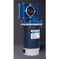 300W 12V DC Worm Gear Reduction Motor XD5D300-12A18S 1800RPM DC Motor and NRV40 Gear Reducer