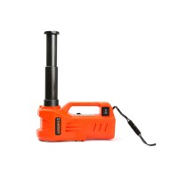 DINSEN DSJ0370+ 5 Ton Electric Hydraulic Jack Car Jack (Orange-Yellow) with 155-450mm Lifting Range