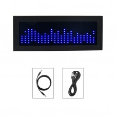 Heareal MS1 Blue LED Music Spectrum Light Voice Control Pickup Dual Channel Input Rhythm Light