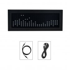 Heareal MS1 Cold White LED Music Spectrum Light Voice Control Pickup Dual Channel Input Rhythm Light