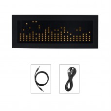 Heareal MS1 Warm White LED Music Spectrum Light Voice Control Pickup Dual Channel Input Rhythm Light