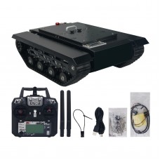 TR500S Robot Chassis Tank Chassis All-Terrain Chassis Rubber Track Assembled Load 50KG w/ Controller