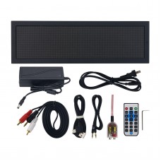 ER256 Wifi Voice-Activated Music Spectrum Rhythm Light Clock Full-Color Screen w/ Impedance Converter