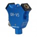HamGeek GH-V5 V Shaped Antenna 7MHz-430MHz 200W IP68 Waterproof Balun Dipole Shortwave Antenna (Blue)