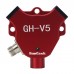 HamGeek GH-V5 V Shaped Antenna 7MHz-430MHz 200W IP68 Waterproof Balun Dipole Shortwave Antenna (Red)
