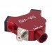HamGeek GH-V5 V Shaped Antenna 7MHz-430MHz 200W IP68 Waterproof Balun Dipole Shortwave Antenna (Red)