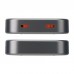 Syitren Silvery Kit Version R400 Retro CD Player Bluetooth5.3 Audio Player Support CD/CD-R/CD-RW with Protective Case