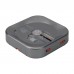 Syitren Silvery Kit Version R400 Retro CD Player Bluetooth5.3 Audio Player Support CD/CD-R/CD-RW with Protective Case