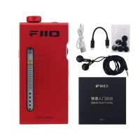 FiiO Red RR11 Portable Mini Stereo Radio Smart Elderly Specific Cellphone Audio Decoder Headphone Amplifier