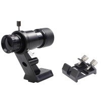 6x21 Plastic Correct-Image Finderscope with Crosshair Reticle + Vixen-Style Dovetail Mounting Base