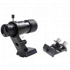 6x21 Plastic Correct-Image Finderscope with Crosshair Reticle + Vixen-Style Dovetail Mounting Base