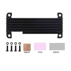 Geekworm C296 10mm Aluminum Alloy Heat Sink Heatsink for Raspberry Pi Zero 2W & Raspberry Pi Zero W