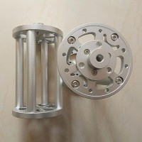 TeSeek MT-6 195mm (7.7") EQ Mount Pier Extension (Silver) for Sky-Watcher EQ6 and 3/8" Screw Tripods
