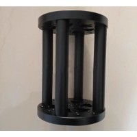TeSeek MT-Max 200mm (7.9") Heavy-Duty EQ Mount Pier Extension (Black) for iOptron CEM60 and CEM70