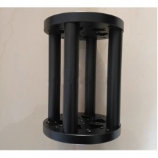 TeSeek MT-Max 200mm (7.9") Heavy-Duty EQ Mount Pier Extension (Black) for iOptron CEM60 and CEM70