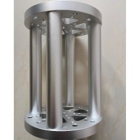 TeSeek MT-Max 200mm (7.9") Heavy-Duty EQ Mount Pier Extension (Silver) for iOptron CEM60 and CEM70