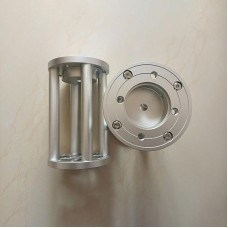 TeSeek XD-1 195mm (7.7") EQ Mount Pier Extension (Silver) for TC40 CF40 3/8" Screw Tripods & EQ3 EQ6