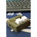 Deep Green 3D Printed Morse Code Trainer 0.96-inch OLED Screen Dual-paddle Automatic CW Key with Square Button CWO Style