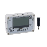 Portable Mini Morse Code Trainer Automatic CW Key with 2.3-inch LCD Screen Support Chinese/English Switch