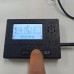 Black Portable 3D-Printed Morse Code Trainer Automatic CW Key 2x3.5mm Port with 2.3-inch LCD Screen