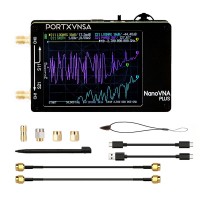 Upgraded NanoVNA Plus 50kHz-2.7GHz Portable Handheld Vector Network Analyzer 2.8-inch Touch Screen VNA