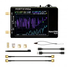Upgraded NanoVNA Plus 50kHz-2.7GHz Portable Handheld Vector Network Analyzer 2.8-inch Touch Screen VNA