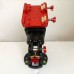 TeSeek HM-17PE Harmonic Equatorial Mount EQ Mount (Red) with 18KG Load Capacity for Telescopes