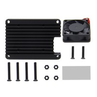 Geekworm C235 12mm Aluminum Alloy Heat Sink Heatsink (with 3010 Fan) for Raspberry Pi CM4 Motherboard